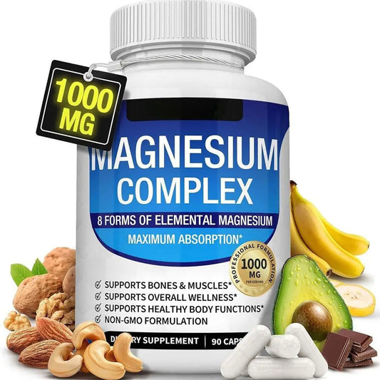 Magnesium Complex 8-in-1 Supplement for Daily Wellness Support